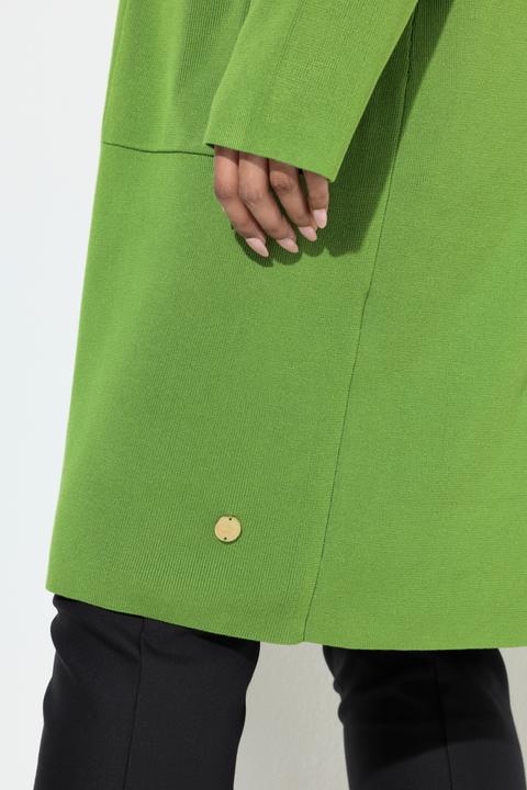 Produktbild Ulla Popken Strickjacke, lange, offene Form, weicher Feinstrick (58)