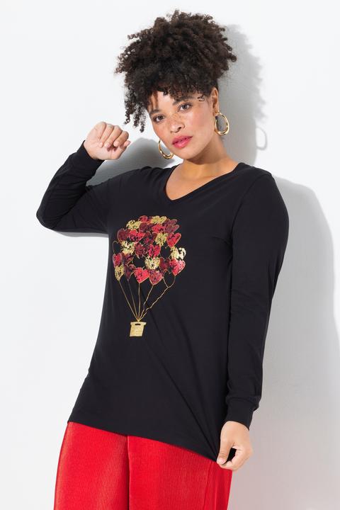 Produktbild Miamoda Langarmshirt, Classic Fit, Luftballons (52)