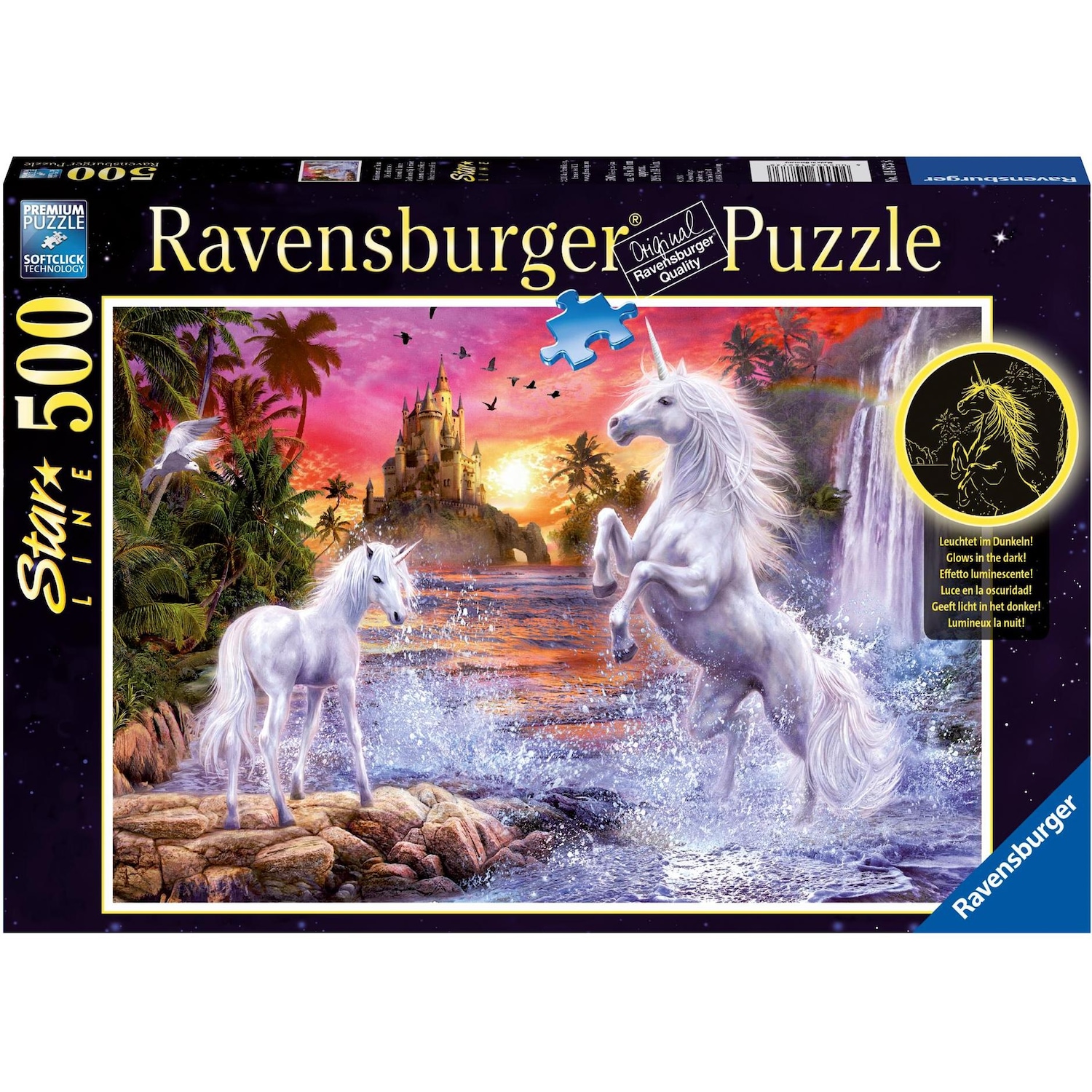 Ravensburger Starline: Einhörner am Fluss (500 Teile)