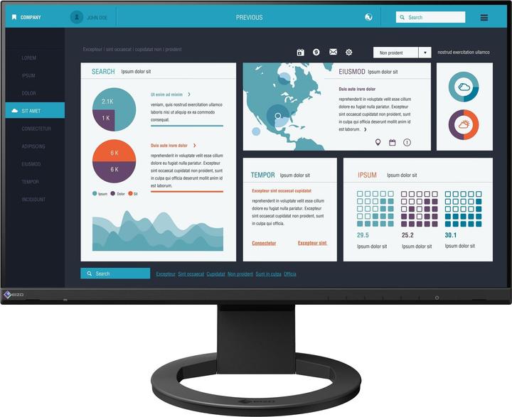 Actual product image Eizo EV2490 FlexScan (1920 x 1080 pixels, 23.80")