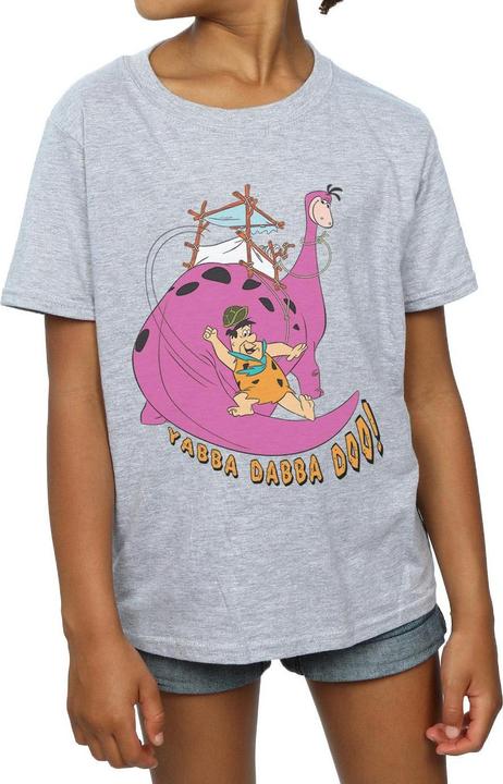 Actual product image The Flintstones Girls Yabba Dabba Doo Cotton T-Shirt (116)
