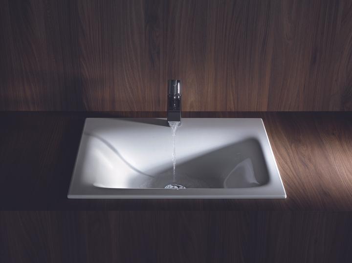 Produktbild Bette Lux Einbau-Waschtisch ohne Hahnloch, A160 600 x 495 mm (495 mm, 600 mm)