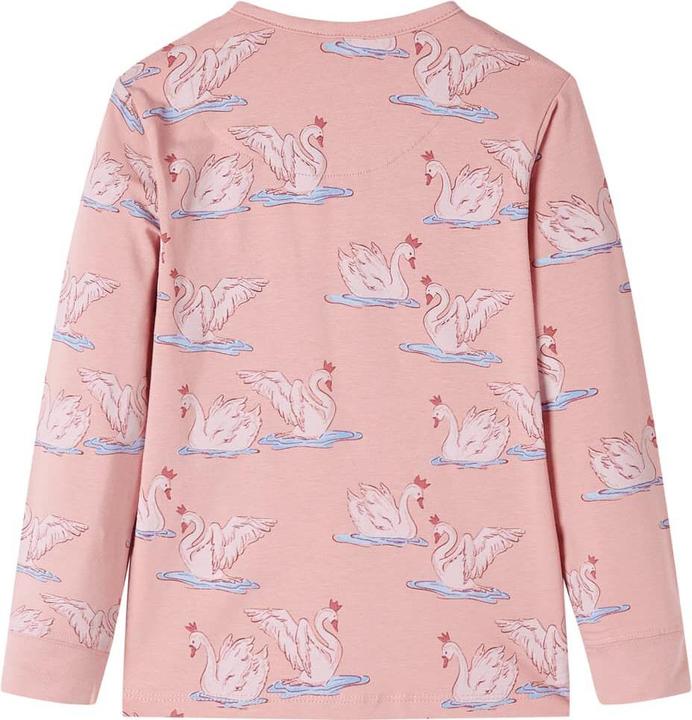 Produktbild vidaXL Kinderpyjama mit Langen Ärmeln Hellrosa 92,Material: 95 (92)