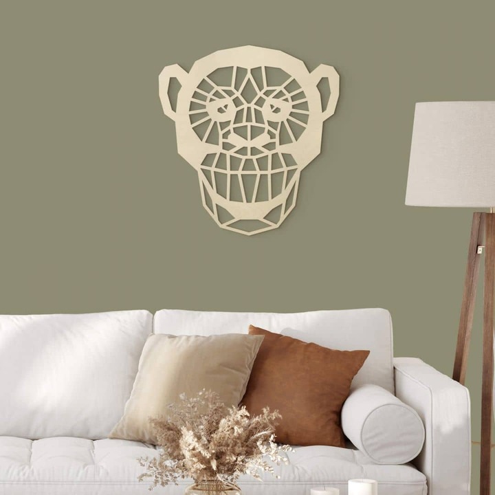 Actual product image Trenddeko Origami monkey (28 x 30 cm)