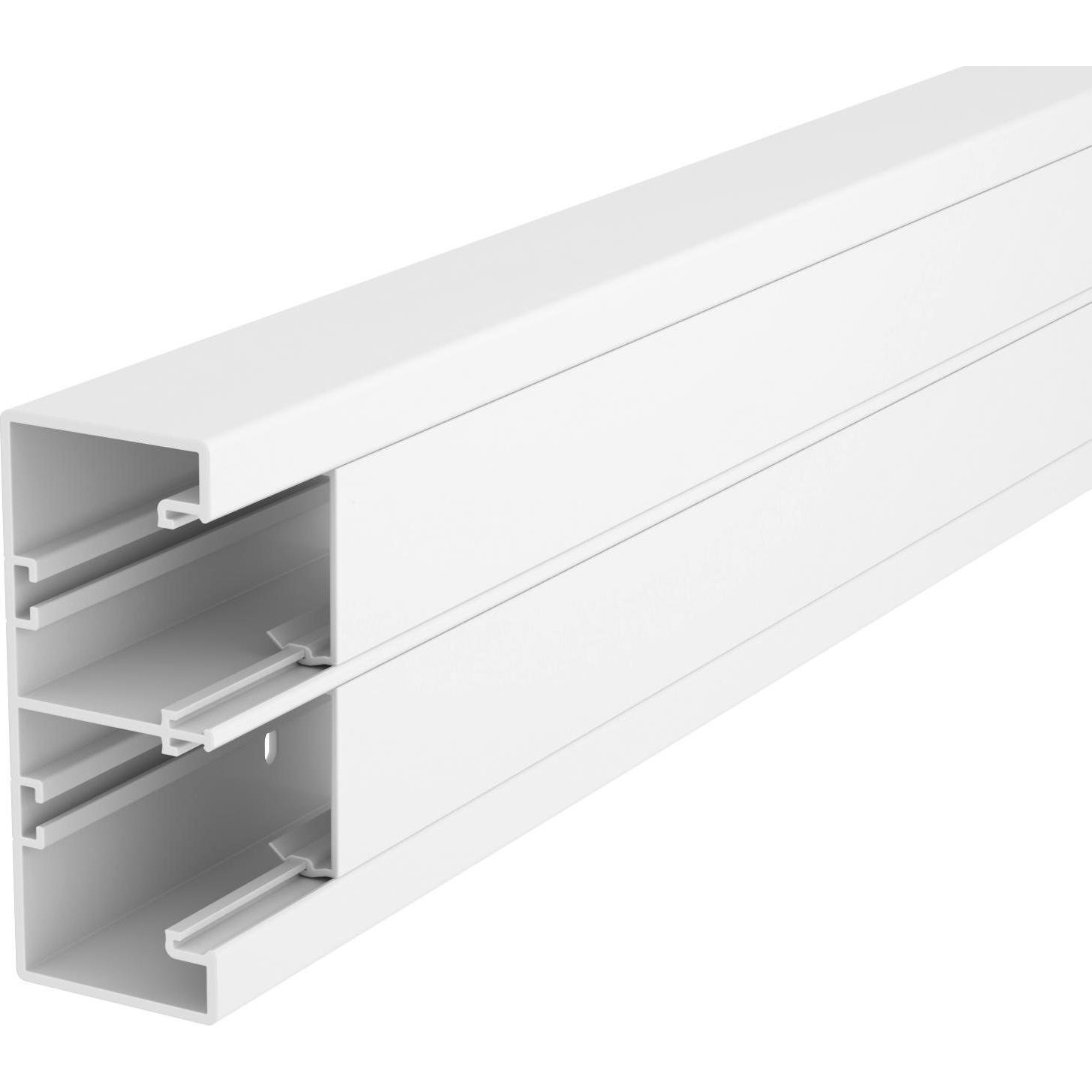 OBO Bettermann, Kabelschutz + Kabelführung, OBO GK-53130RW GerÃ¤teeinbaukanal Rapid 45-2 2-zÃ¼gig reinweiÃ (2000 mm)