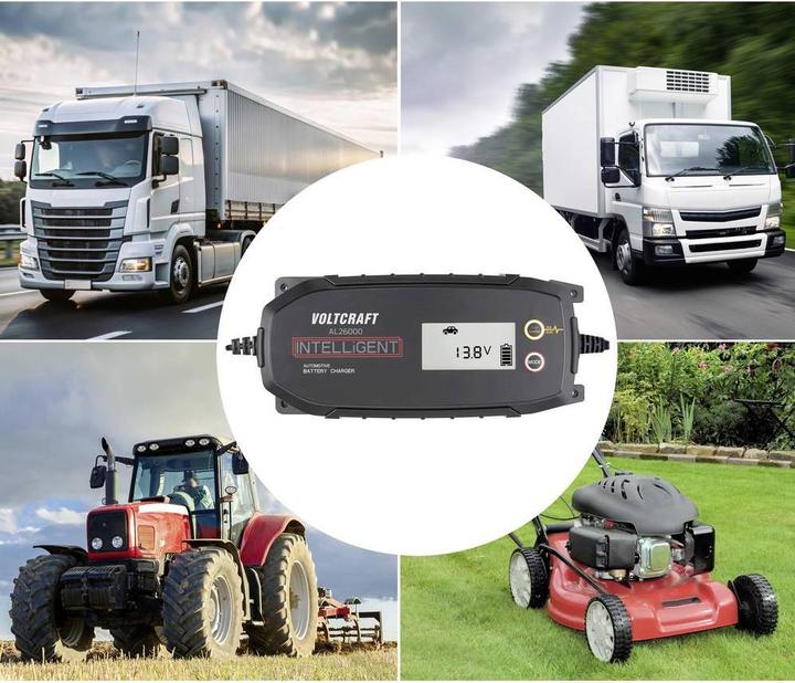 Produktbild Voltcraft AL26000 VC-16721005 Automatikladegerät 12 V, 24 V 26 A 13 A (24V, 12V, 26 A)