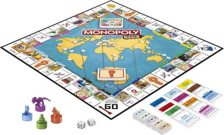 Image du produit Hasbro Monopoly Voyage autour du monde (Norvégien)