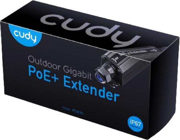Actual product image Cudy PoE Extender (802.3af (PoE), 802.3at (PoE+), 25 W)