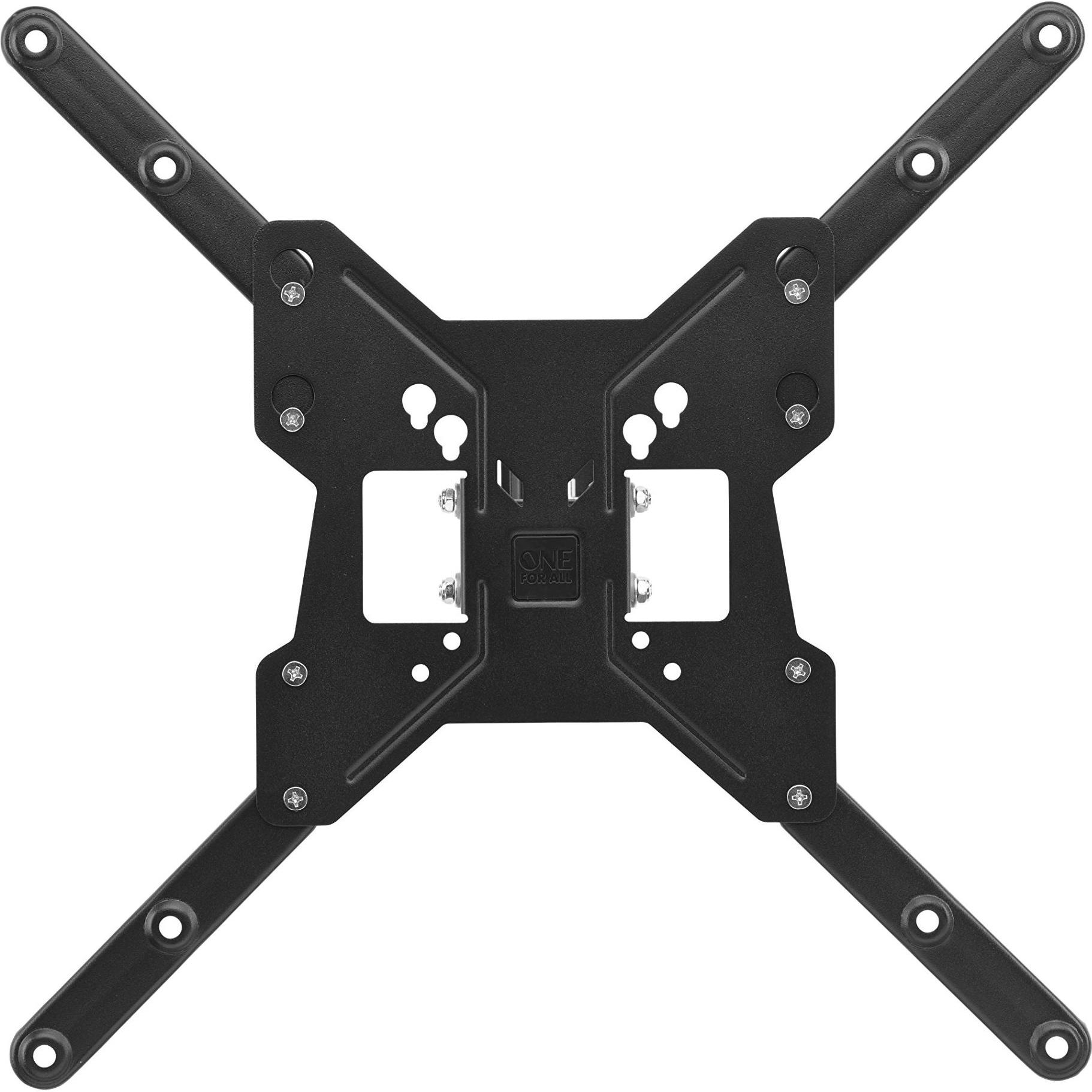 One for All Smart WM2441 (Wand, 55", 30 kg), TV Wandhalterung, Schwarz