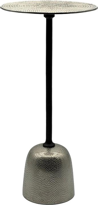 FineBuy Beistelltisch Aluminium Anstelltisch Metall Wohnzimmertisch Dekotisch Couchtisch