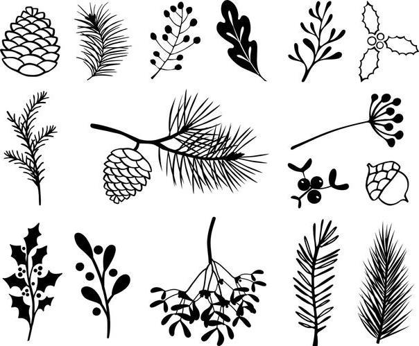 Actual product image Heyda Stamp Set Branches