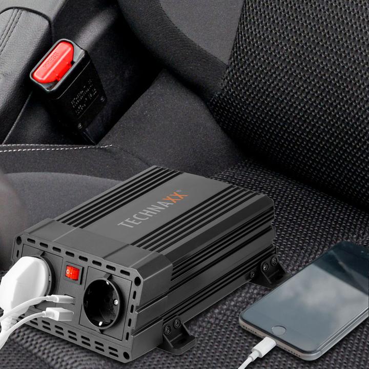 Actual product image Technaxx POWER INVERTER 600W