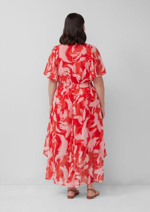 Image du produit S.Oliver Kleid Maxikleid aus Chiffon mit gesmokter Taille (48)