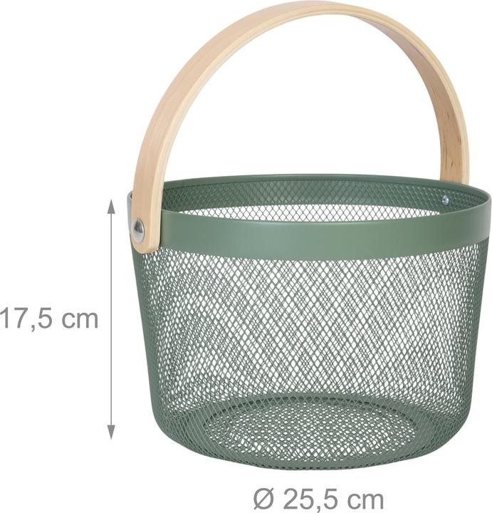 Produktbild Relaxdays Drahtkorb (27.50 cm, 1x)