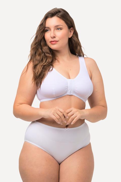 Actual product image Ulla Popken 5 Pack of Stretch Cotton Panties - Black, White (54, 5-pack)