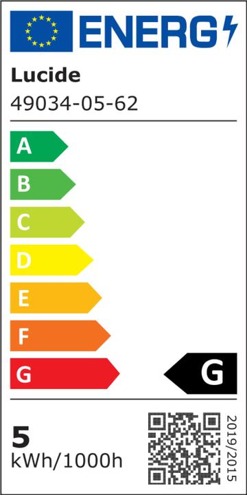 Energy Label Lucide Lamp (E27, 380 lm, 1x)