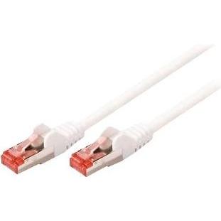 Nedis Cat 6 Kabel RJ45 Stecker RJ45 Stecker S/FTP 1.00 m Rund LSZH Weiss Blister (S/FTP, CAT6, 1 m), Netzwerkkabel