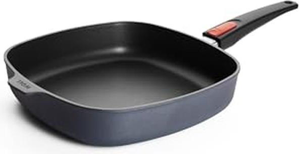 Immagine prodotto Woll 1628 DPI Diamond Lite Padella a bordo alto in ghisa, con manico staccabile, 28 cm. Manico, 28 cm (28 cm, Padella per friggere, Alluminio pressofuso)
