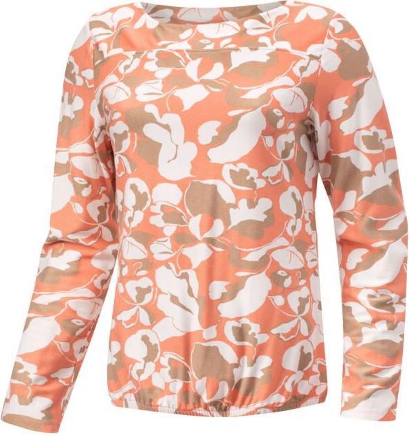 Immagine prodotto Artime Bedruckte Langarm-Bluse mit U-Boot Ausschnitt (M)
