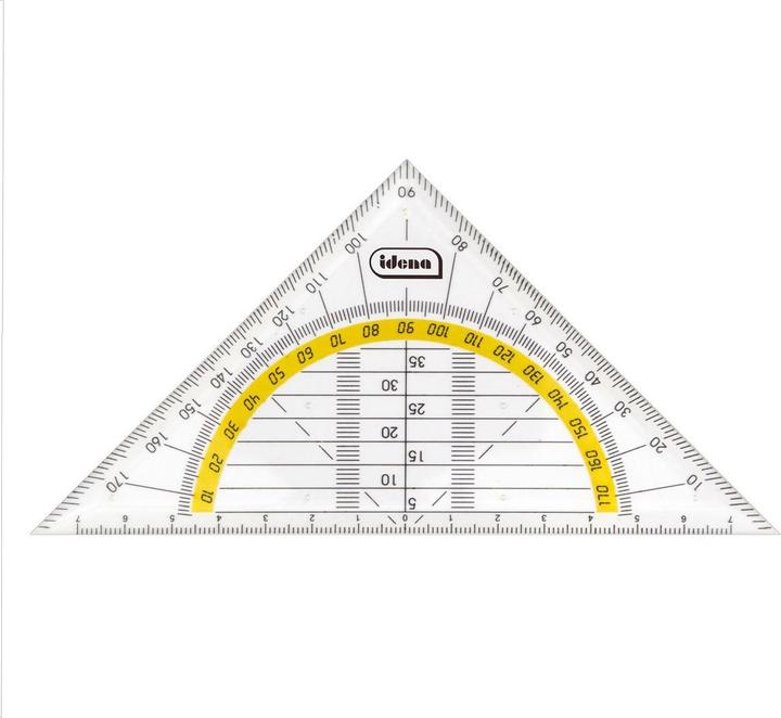 Produktbild Idena Geo-Dreieck 14cm klein ohne Griff (14 cm)