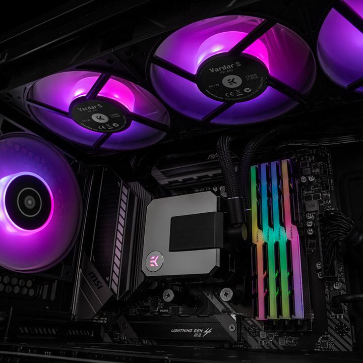 Actual product image EKWB EK-AIO Elite 360 D-RGB complete water cooling system