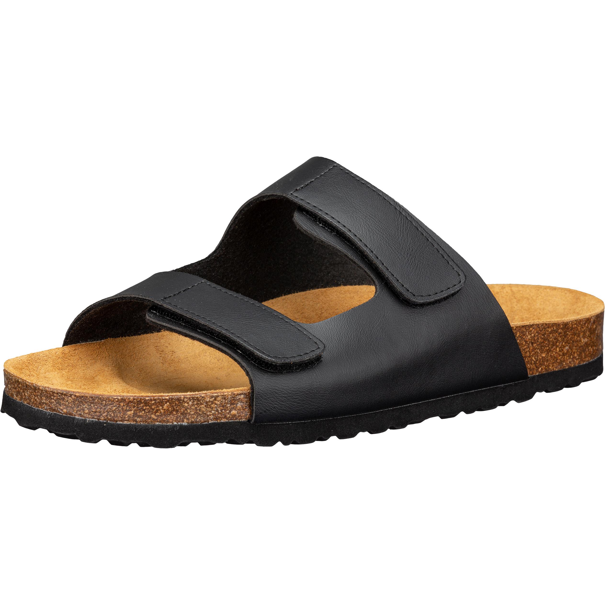 Lico, Herren, Hausschuhe, Bioline Velcro, Schwarz, (47)