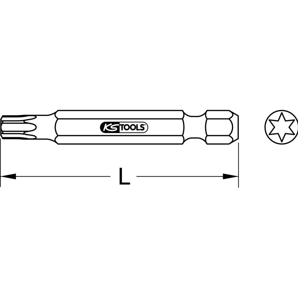Thumbnail - KS Tools, Bits, 911.7557 (T40)