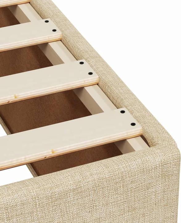Produktbild VidaXL Bo x springbett mit Matratze 90 x 200 cm Stoff (90 x 200 cm, 90 x 200 cm)