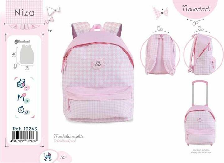 Image du produit DeCuevas Sac à dos scolaire 40 x 30 x 18 cm Rose