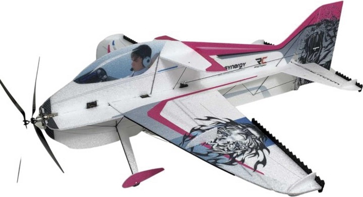 Actual product image Pichler Synergy Pink 840 mm Combo Electric Motor Slowflyer ARTF Kit (Multi motor)