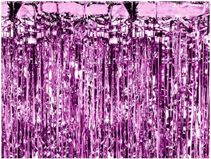 Produktbild Partydeco Festlicher Vorhang Violett (1 Stück)