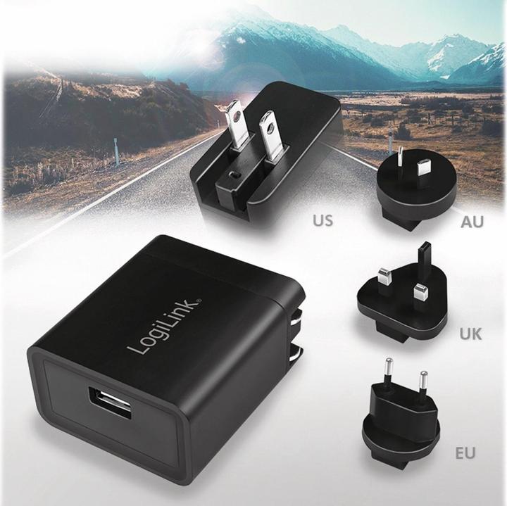 Actual product image LogiLink USB Travel Charger (10.50 W)