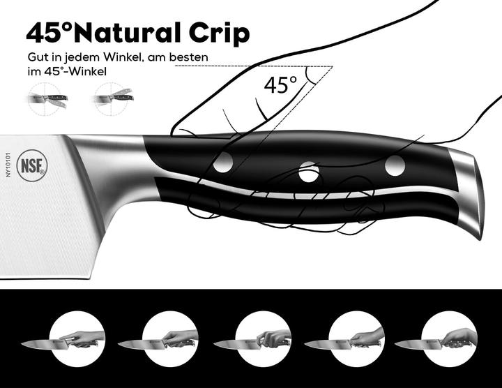 Produktbild Brodark Messerblock mit Küchenmesser Set