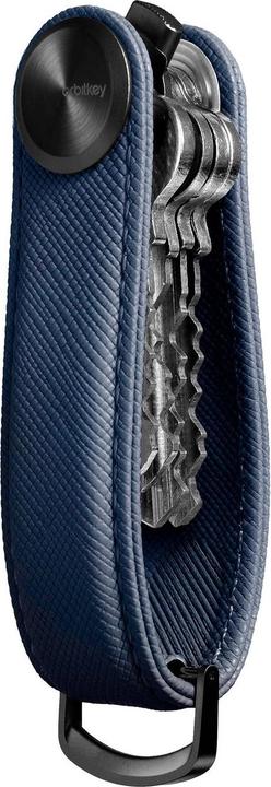 Actual product image Orbitkey Key Organiser Pro Leather oxford navy