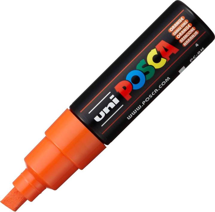 Actual product image Posca Bold Marker PC-8K (Orange, 8 mm, 1 x)