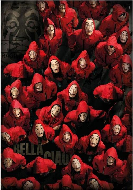 Actual product image Clementoni Puzzle 1000 pcs - La Casa De Papel (39654) (1000 pieces)