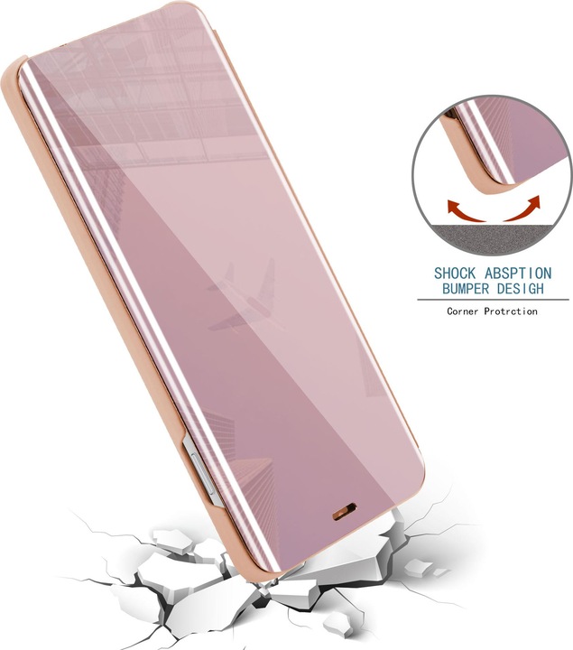 Immagine prodotto Cadorabo Copertina per specchietto retrovisore Smart View a libro (Apple iPhone X)