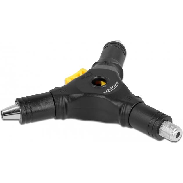 Delock 90515 Kabel-Crimper Kombinationswerkzeug (Werkzeug), Netzwerk Zubehör
