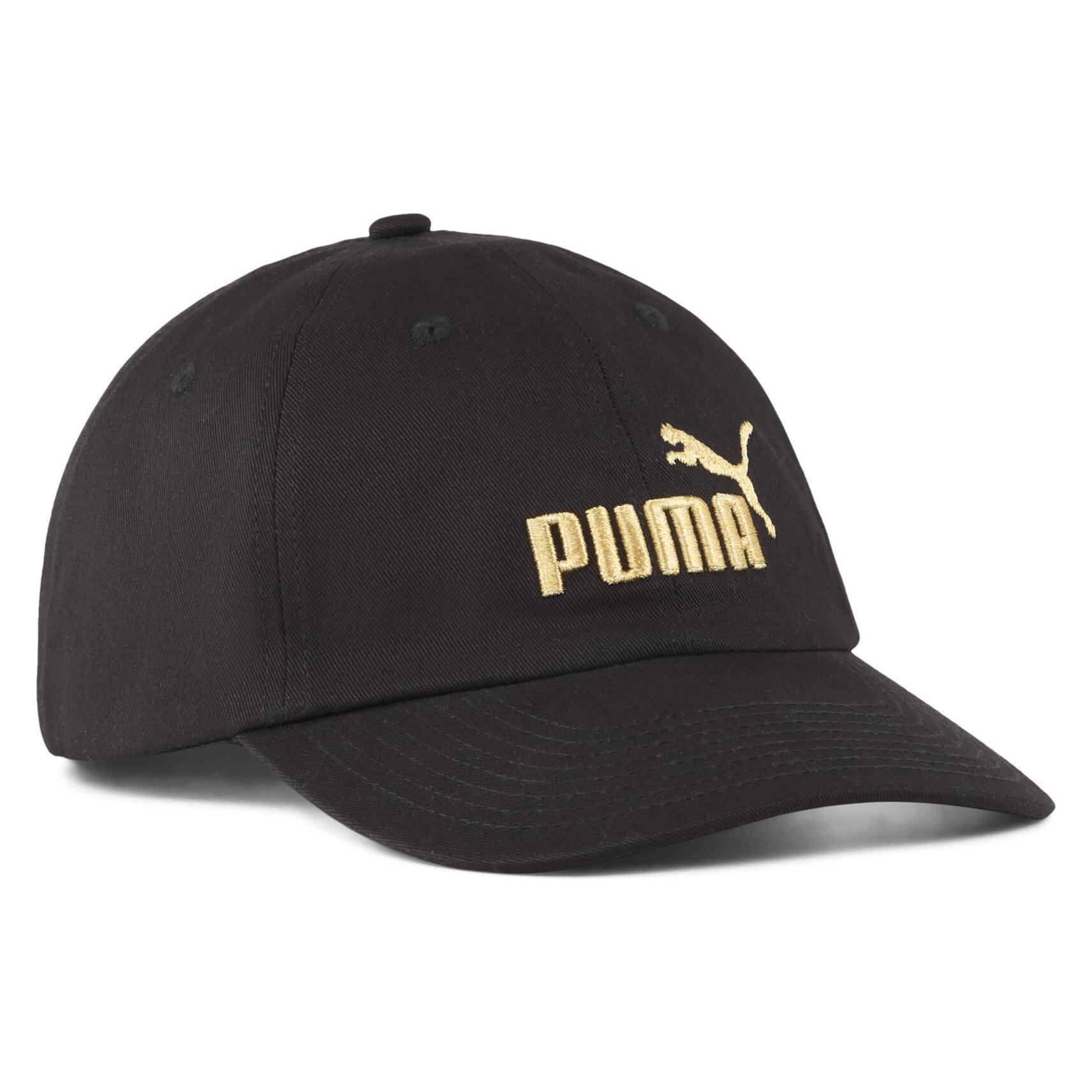 Puma, Unisex, Kappen, Ess No.1 Logo Bb Pet, Goud, Zwart, (Eén Maat Voor Iedereen)