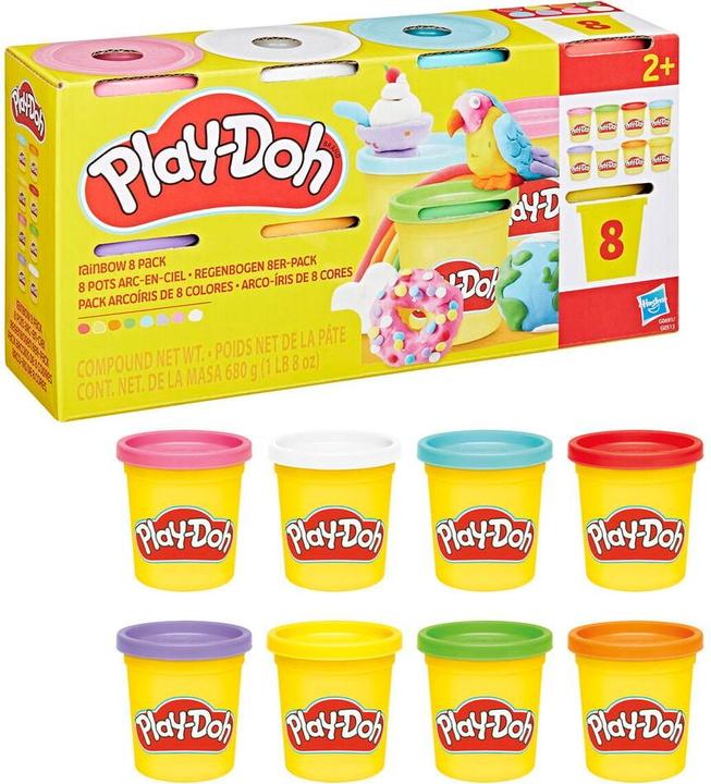 Image du produit Play-Doh Pack Rainbow 8