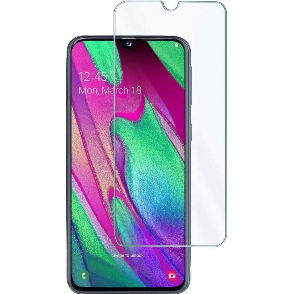 Screenguard Samsung Galaxy A40 Panzerglas Schutzfolie Case Friendly Design (1 Stück, Samsung Galaxy A40), Smartphone Sch...