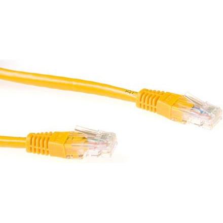 ACT CAT6A UTP 0.5m 0.5m Cat6a U/UTP (UTP) Gelb Netzwerkkabel (U/UTP, CAT6a, 0.50 m), Netzwerkkabel