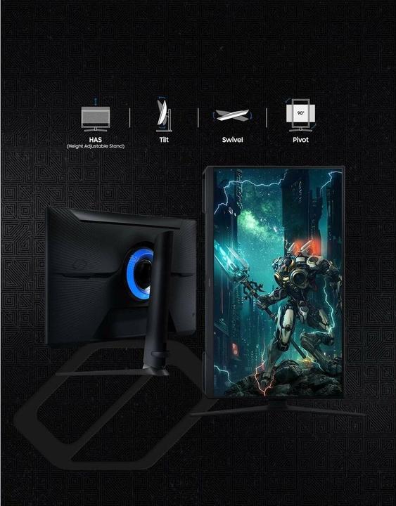 Actual product image Samsung ODYSSEY G3 G30D (1920 x 1080 pixels, 24")