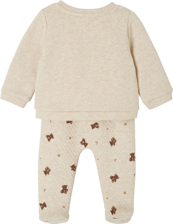 Produktbild Vertbaudet Baby-Set mit Teddyprint: Wickeljacke & Hose (68)
