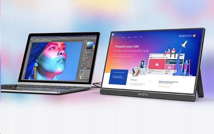 Actual product image Arzopa Z3FC (2560 x 1440 pixels, 16.10")