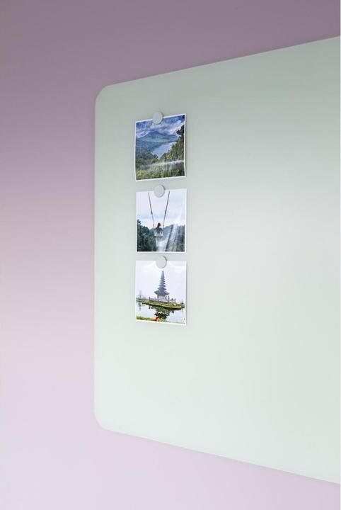 Actual product image Legamaster Glass board matte 7-104364 round corner 100x200cm sage green (100 x 200 cm)