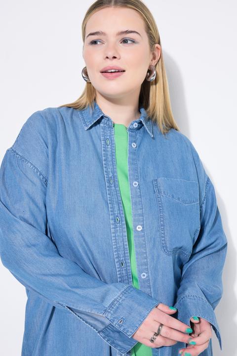 Immagine prodotto Studio Untold Camicia di jeans dal taglio oversize con maniche lunghe (54)