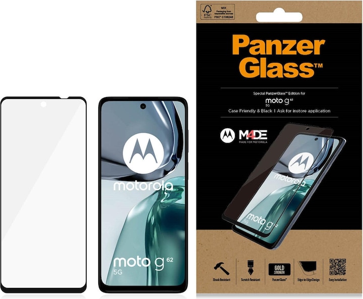Produktbild PanzerGlass Edge-to-Edge (1 Stück, Motorola Edge 30)