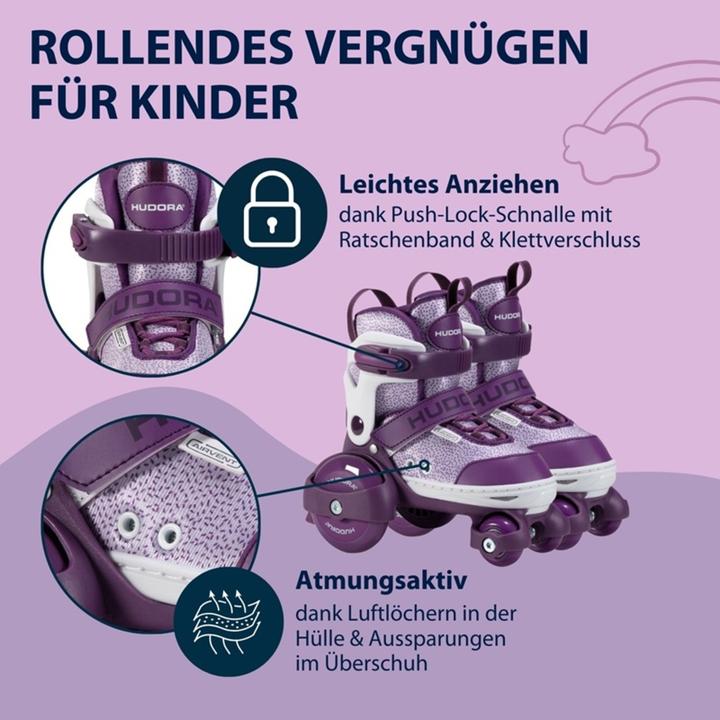 Productafbeelding Hudora HDO Rolschaatsen Mijn Eerste Quad 30-23 vt 22062 (30, 31, 32, 33)