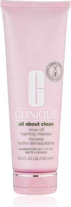 Actual product image Clinique All About Clean Rinse Off Foaming Cleanser 250ml (Cleansing Foam, 250 ml)